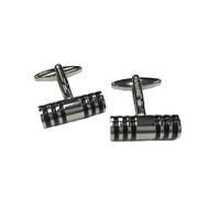 Barrel Chrome Cufflinks