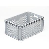 BASICLINE 600X400X270MM VENTILATED SIDES AND BASE WITH HAND HOLES