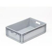 BASICLINE 600X400X170MM SOLID SIDES AND BASE WITH HAND HOLES