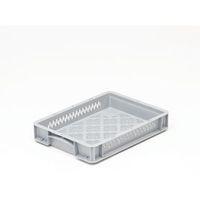 BASICLINE 400X300X70MM VENTILATED SIDES AND BASE WITH HAND GRIPS