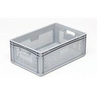 BASICLINE 600X400X220MM VENTILATED SIDES AND BASE WITH HAND HOLES