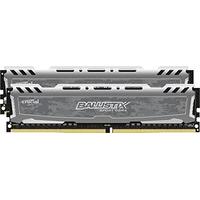 Ballistix Sport Lt 8GB Kit (4GBx2) DDR4 2400 Mt/s (PC4-19200) Dimm 288-Pin Memory - BLS2C4G4D240FSB (Grey)