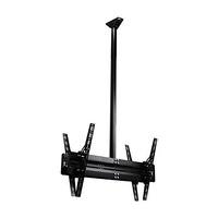 back to back ceiling mount w tilt 2m black 65