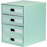 bankers box style 4 drawer unit greenwhite