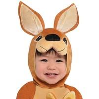 Baby Kangaroo Joey Costume Jumpin Jumpsuit Plush Toy Jungle Babies Toddler Animal Fancy Dress Outfit Zoo Party Pets Desert (0-6 months)