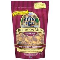 bakery on main gluten free nutty cranberry maple muesli 340 g pack of  ...