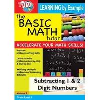 Basic Math Tutor: Subtracting 1 & 2 Digit Numbers [DVD] [2007] [NTSC]