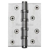 Ball Bearing Hinge (Set of 2) Size: 10.16 cm H x 7.62 cm W, Finish: Satin Chrome