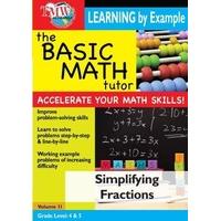 basic math tutor simplifying fractions dvd 2007 ntsc