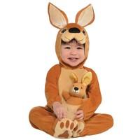 Baby Kangaroo Joey Costume Jumpin Jumpsuit Plush Toy Jungle Babies Toddler Animal Fancy Dress Outfit Zoo Party Pets Desert (6-12 months)