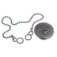 Basin Plug Chrome 38MM 1 1/2 Inch with 300MM Chain ( 100 plugs + 100 chains )
