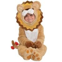 Babies Toddlers Little Lion Roar Animal Jungle Zoo Birthday Plush Halloween Fancy Dress Party Costume Jumpsuit All-In-One Outfit 0-6 Months