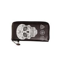 Banned Black Skull Pentagram Wallet