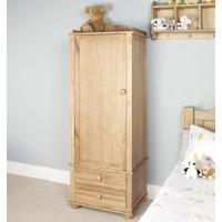 baumhaus amelie oak childrens single wardrobe