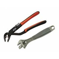 Bahco 9873 Adjustable and Slip Joint Plier Set (2 Piece)