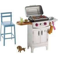 barbie bbq grill furniture accessory set