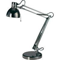 basetech 575859 standingtable lamp halogen dark grey gu10