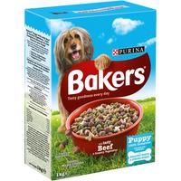 Bakers Complete Dry Puppy Food with Tasty Beef and Country Vegetables 1kg