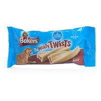 bakers dog treats meaty twist 180g