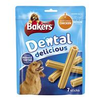 Bakers Dog Treats Chicken Dental Sticks 7pk