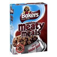 Bakers Complete Dry Dog Food Meaty Meals with Tender Beef 1kg