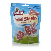 bakers dog treats mini steaks 150g