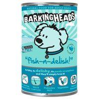 Barking Heads Fish-n-Delish Herring, Salmon & Tuna Wet Dog Food - Saver Pack: 12 x 400g