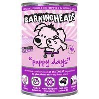 barking heads puppy days chicken wet dog food saver pack 12 x 400g
