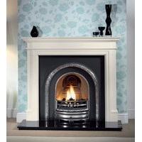 Bartello Agean Limestone Fireplace Package With Lytton Cast Insert