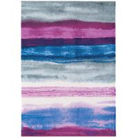 Baraki Purple, Blue & Grey Acrylic Rug