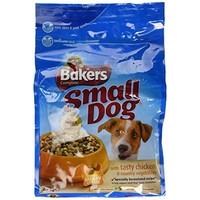 Bakers Complete Dog Food Small Dog Tender Meaty Chunks Tasty Chicken and Country Vegetables, 2.7 kg - Pack of 4