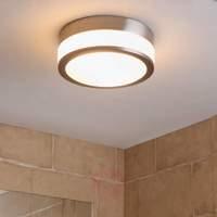 Bathroom ceiling light Flavi, matt nickel
