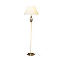 barley twist floor lamp free 8w led bulb antique brass metal