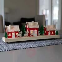 Battery-operated LED candle arch Village