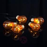 Battery-powered string lights Glow, 5-bulb