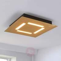 Banu  golden LED ceiling light, dimmable