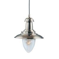 baby fisherman satin silver pendant lamp