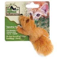 Backyard Fox Squeaking Cat Toy