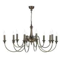 bai1263 bailey 12 light ceiling pendant in bronze