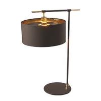 balancetl brpb balance table lamp in brown and polished brass