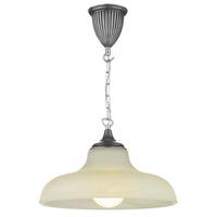 BAD0167 Badger Pewter And Satin Glass Pendant