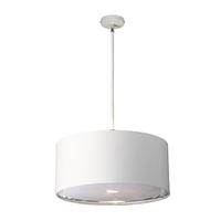 BALANCE/P WPN Balance Pendant Ceiling Light In White And Polished Nickel