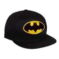 batman classic bat logo black cap