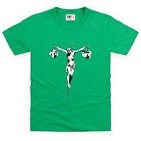 Banksy Jesus Kid\'s T Shirt