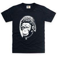 banksy monkey queen kids t shirt