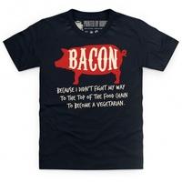 Bacon Food Chain Kid\'s T Shirt