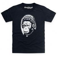 banksy monkey queen kids t shirt