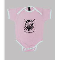 baby body, pink logo black