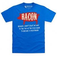 bacon food chain t shirt