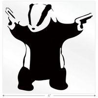 Banksy Badger Cull Sticker